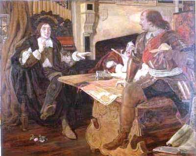 Ford Madox Brown Protector of the Vaudois Sweden oil painting art